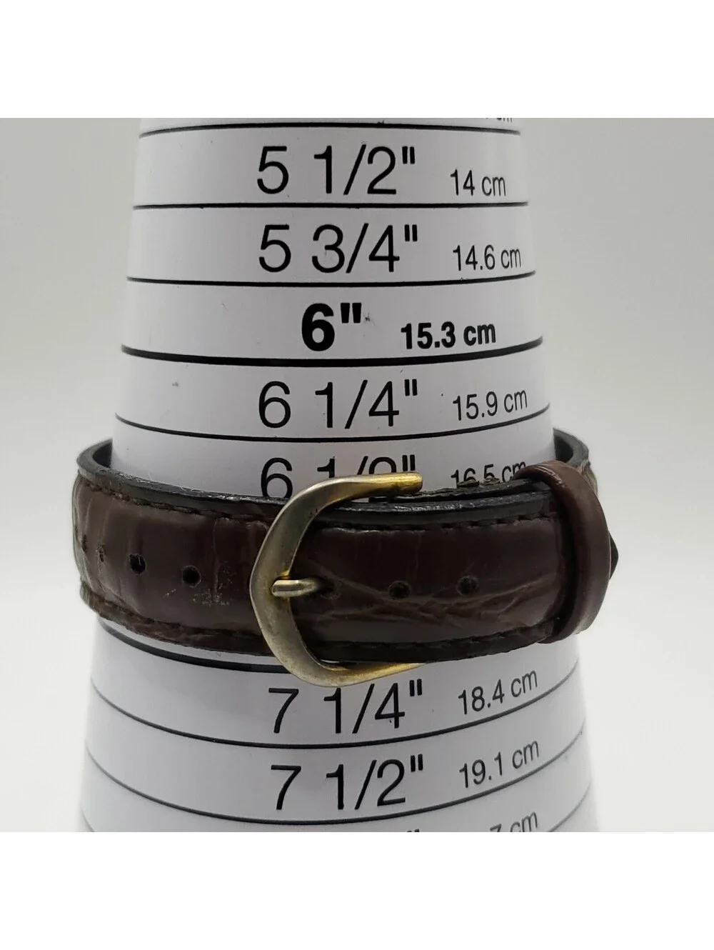 Homer Quartz Three Tone Bezel Watch New Battery 33mm Brown Leather Band